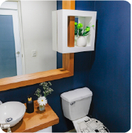 Baño completo y privado
